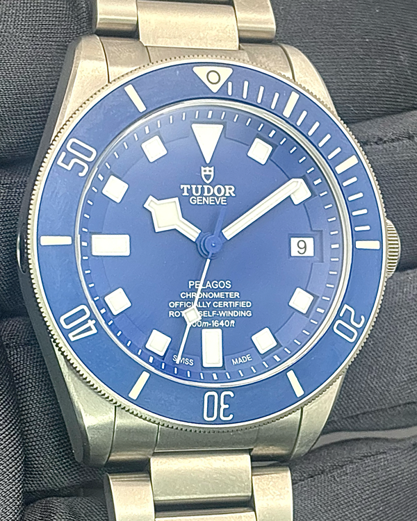 2020 Tudor Pelagos 42MM Blue Dial Titanium Bracelet (25600TB)
