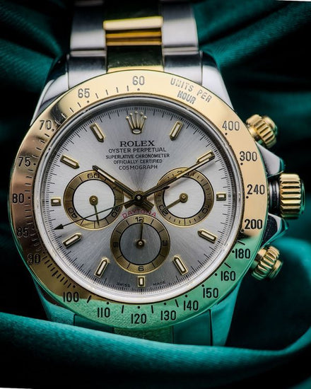 2000 Rolex Cosmograph Daytona 40MM Slate Dial Two-Tone Oyster Bracelet (16523)