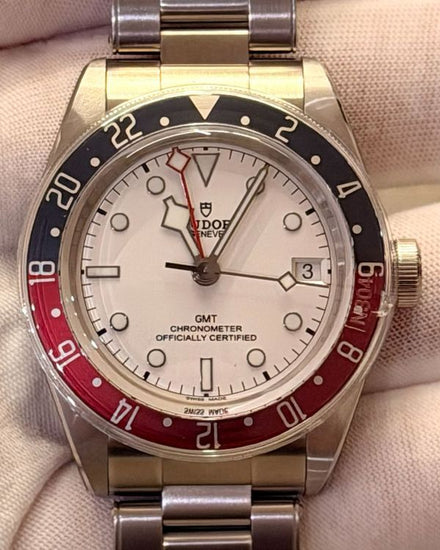 No Reserve - 2026 Tudor Black Bay GMT "Pepsi" 41MM White Dial Steel Bracelet (79830RB)