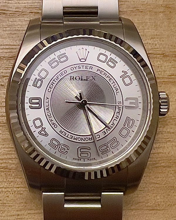 Rolex Oyster Perpetual 36MM Silver Dial Oyster Bracelet (116034)