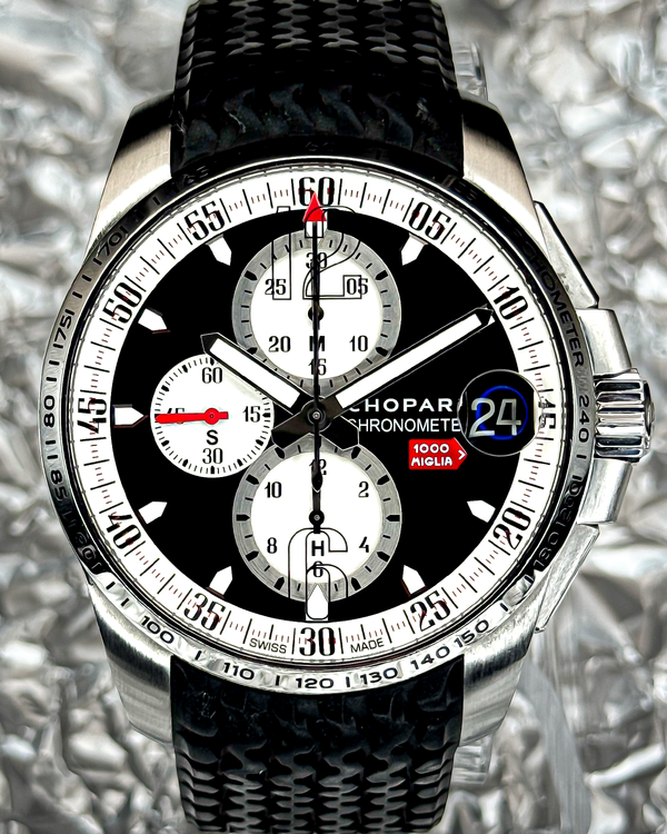 Chopard Mille Miglia GT XL Chronograph L.E. 44MM Black Dial Rubber Strap (168459-3037)