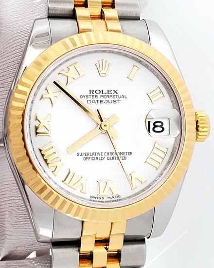 2017 Rolex Lady-Datejust 31MM White Dial Two-Tone Jubilee Bracelet (178273)
