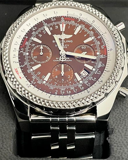 2012 Breitling Bentley Motors S.E. 48.7MM Brown Dial Steel Bracelet (A25362)
