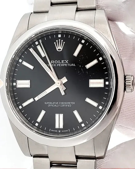 2023 Rolex Oyster Perpetual 41MM Black Dial Oyster Bracelet (124300)
