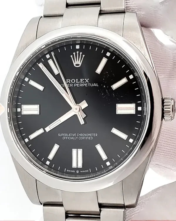 2023 Rolex Oyster Perpetual 41MM Black Dial Oyster Bracelet (124300)