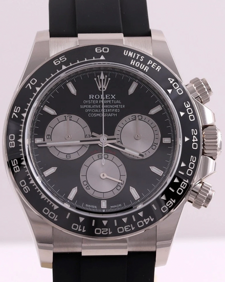 2026 Rolex Cosmograph Daytona 40MM Black Dial Rubber Strap (126519LN)