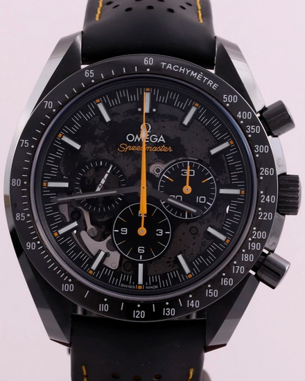 2024 Omega Speedmaster Dark Side of the Moon "Apollo 8" 44.25MM Black Dial Leather Strap (310.92.44.50.01.001)