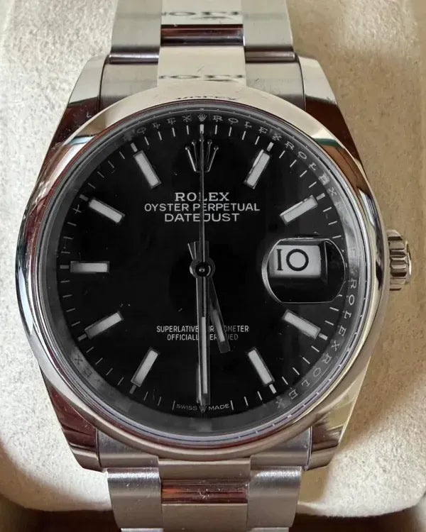 2025 Rolex Datejust 36MM Black Dial Oyster Bracelet (126200)