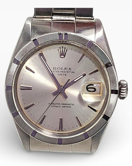 Rolex Oyster Perpetual Date 34MM Silver Dial Oyster Bracelet (1501)