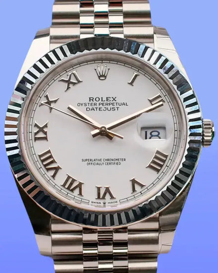 2025 Rolex Datejust 41MM White Dial Jubilee Bracelet (126334)