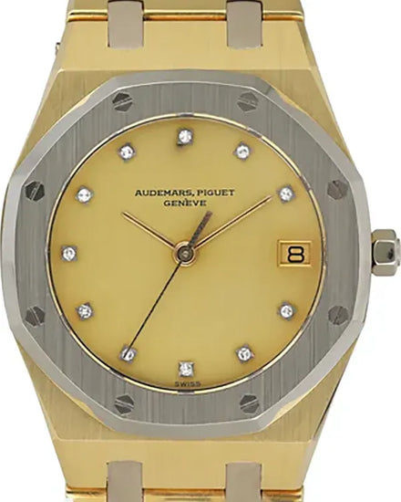 Audemars Piguet Royal Oak 36MM Quartz Champagne Dial Two-Tone Bracelet (56023AC)
