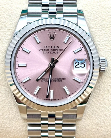 2024 Rolex Datejust 31MM Pink Dial Jubilee Bracelet (278274)