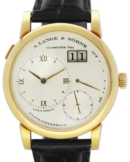 A. Lange & Söhne Grand Lange 1 38.5MM Silver Dial Leather Strap (101.021)