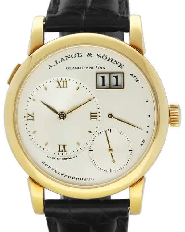 A. Lange & Söhne Grand Lange 1 38.5MM Silver Dial Leather Strap (115.026)