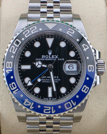 2025 Rolex GMT-Master II "Batgirl" 40MM Black Dial Jubilee Bracelet (126710BLNR)