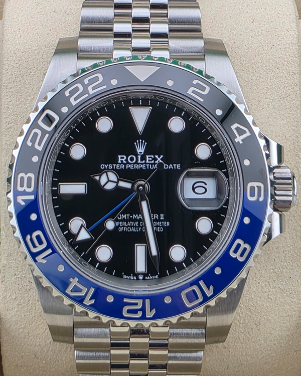 2025 Rolex GMT-Master II "Batgirl" 40MM Black Dial Jubilee Bracelet (126710BLNR)