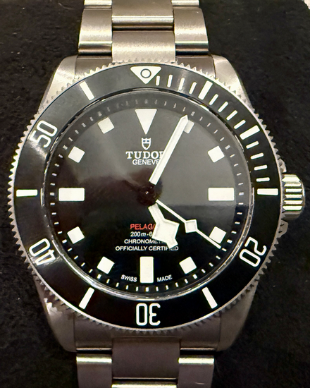No Reserve - 2025 Tudor Pelagos 39MM Black Dial Titanium Bracelet (25407N)