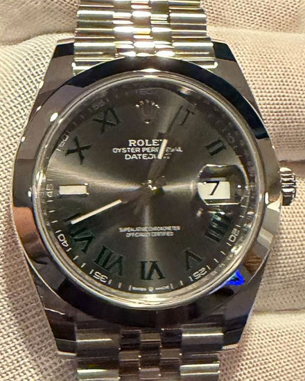 2026 Rolex Datejust "Wimbledon" 41MM Slate Dial Jubilee Bracelet (126300)