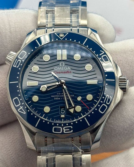 2026 Omega Seamaster Diver 300M 42MM Blue Dial Steel Bracelet (210.30.42.20.03.001)