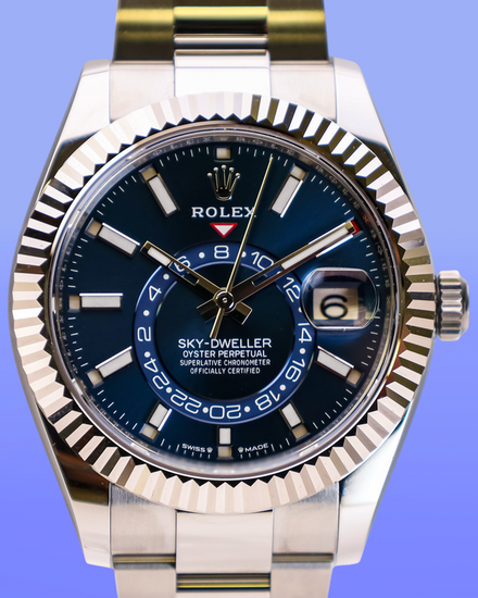 2026 Rolex Sky-Dweller 42MM Blue Dial Oyster Bracelet (336934)