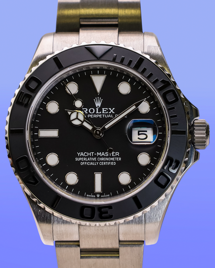 No Reserve - 2026 Rolex Yacht-Master 42MM Black Dial Titanium Oyster Bracelet (226627)