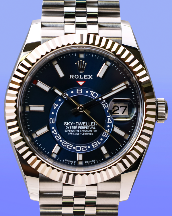2026 Rolex Sky-Dweller 42MM Blue Dial Jubilee Bracelet (336934)