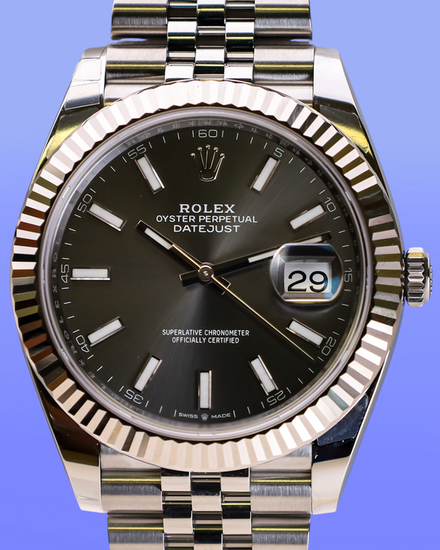 2025 Rolex Datejust 41MM Rhodium Dial Jubilee Bracelet (126334)