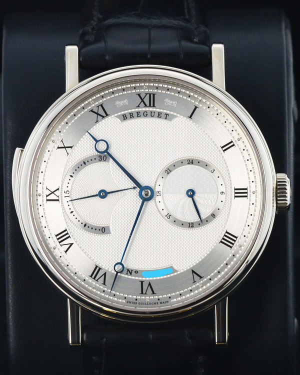 Breguet Classique Répétition Minutes 42MM Silver Dial Leather Strap (7637BB/12/9ZU)