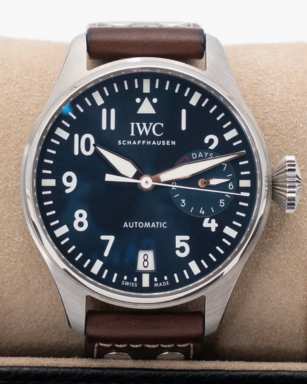 2023 IWC Schaffhausen Pilot Big "Le Petit Prince" 46MM Blue Dial Leather Strap (IW501002)