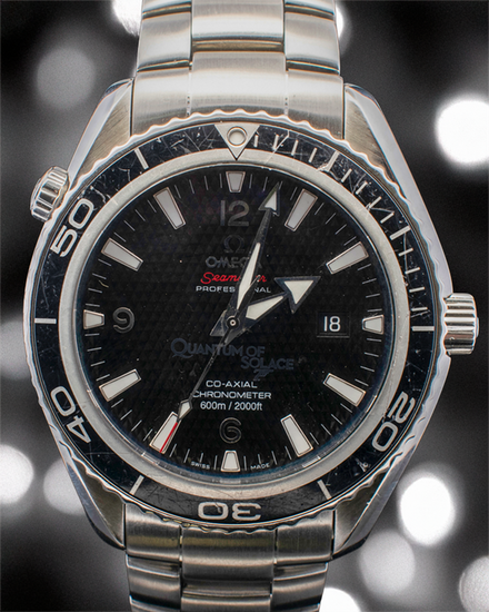 2010 Omega Seamaster "007 Quantum of Solace" L.E. 45.5MM Black Dial Steel Bracelet (222.30.46.20.01.001)