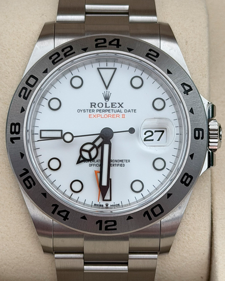 2025 Rolex Explorer II "Polar" 42MM White Dial Oyster Bracelet (226570)