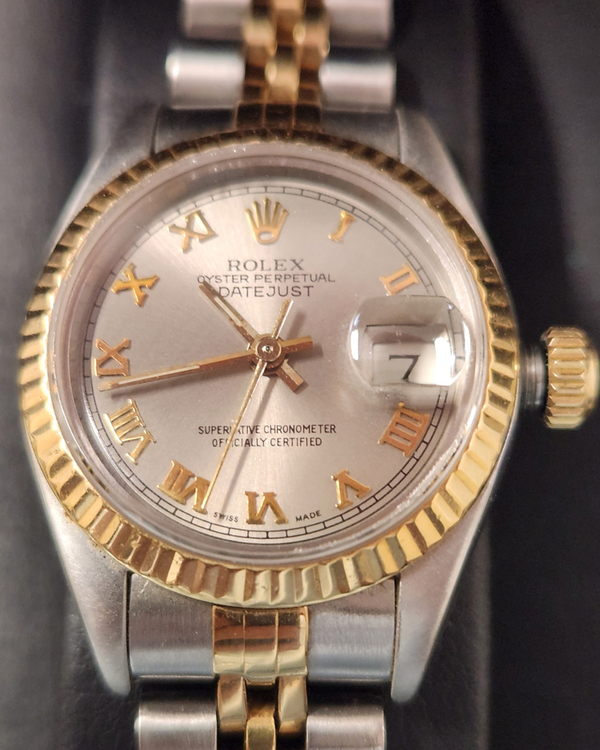 1985 Rolex Lady-Datejust 26MM Silver Dial Two-Tone Jubilee Bracelet (69173)