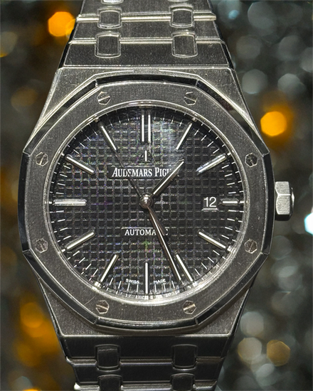 2015 Audemars Piguet Royal Oak 41MM Black Dial Steel Bracelet (15400ST.OO.1220ST.01)