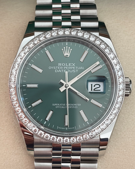 2026 Rolex Datejust 36MM Green Dial Jubilee Bracelet (126284RBR)