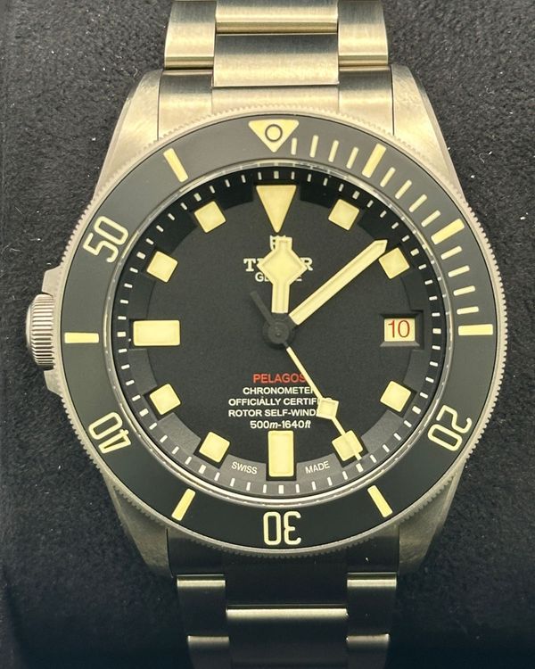 2026 Tudor Pelagos LHD 42MM Black Dial Titanium Bracelet (25610TNL)