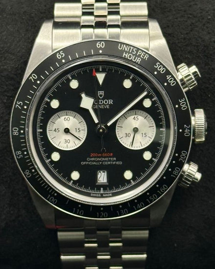 2025 Tudor Black Bay Chrono 41MM Black Dial Steel Bracelet (79360N)