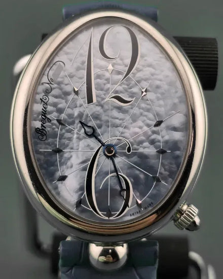 2019 Breguet Reine De Naples 43.75MM Mother of Pearl Dial Leather Strap (8967ST/V8/986)