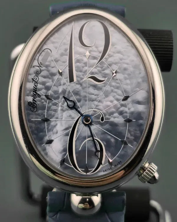 2019 Breguet Reine De Naples 43.75MM Mother of Pearl Dial Leather Strap (8967ST/V8/986)