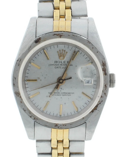 Rolex Datejust 25MM Grey Dial Two-Tone Jubilee Bracelet (1600)