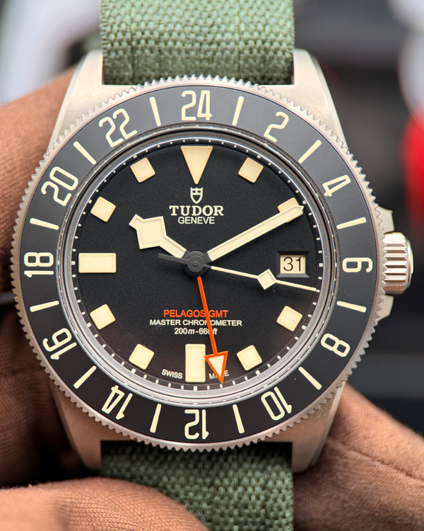 2025 Tudor Pelagos FXD GMT 42MM Black Dial Textile Strap (2542G257NU)