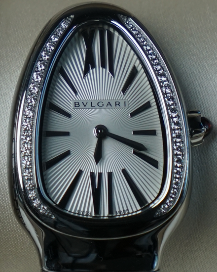 2023 Bvlgari Serpenti Turbogas 35MM Quartz Silver Dial Steel Bracelet (101827)