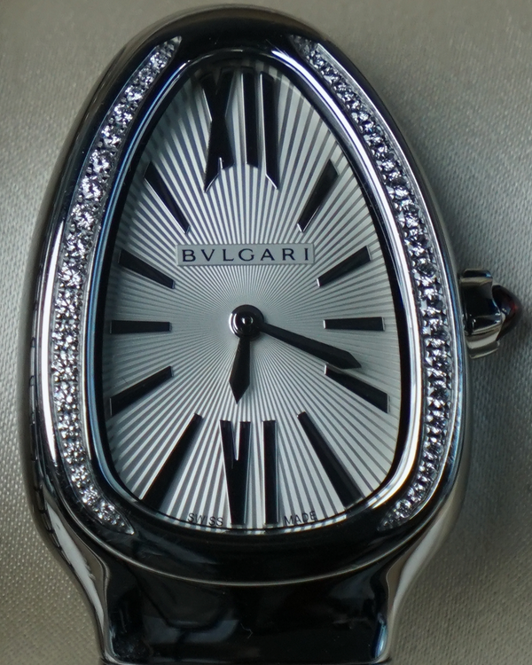 2023 Bvlgari Serpenti Turbogas 35MM Quartz Silver Dial Steel Bracelet (101827)