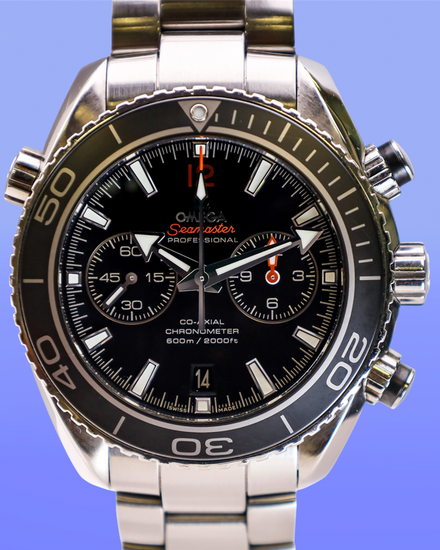 No Reserve - Omega Seamaster Planet Ocean 600M 45.5MM Black Dial Steel Bracelet (232.30.46.51.01.003)
