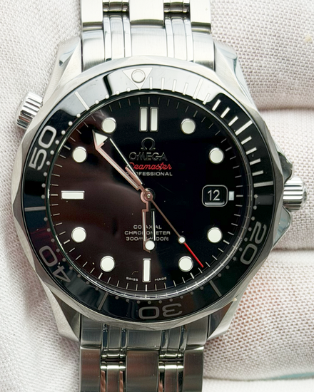 2018 Omega Seamaster Diver 300M 41MM Black Dial Steel Bracelet (212.30.41.20.01.003)