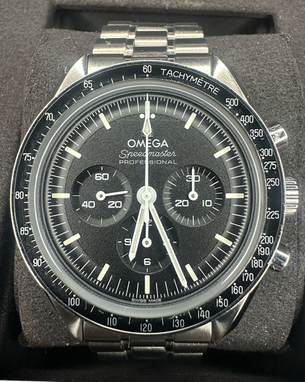 2025 Omega Speedmaster Professional Moonwatch 42MM Black Dial Steel Bracelet (310.32.42.50.01.002)