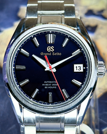 2021 Grand Seiko Heritage "60th Anniversary" L.E. 40MM Blue Dial Steel Bracelet (SLGH003)