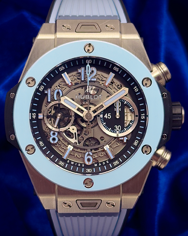 2021 Hublot Big Bang Unico "Punta del Este" L.E. 45MM Skeleton Dial Rubber Strap (411.NL.1192.RX.PDE19)