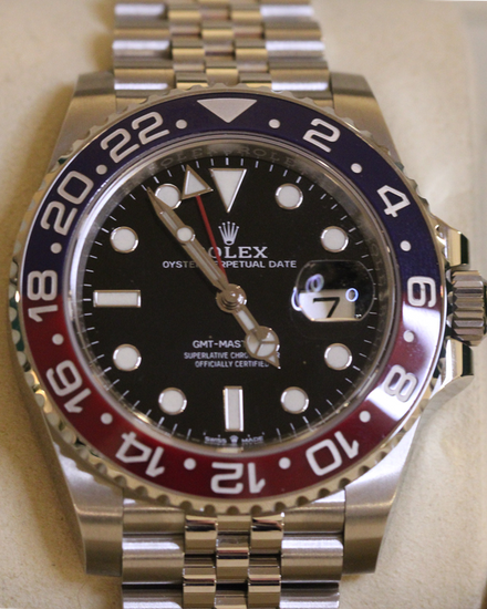 2025 Rolex GMT-Master II "Pepsi" 40MM Black Dial Jubilee Bracelet (126710BLRO)