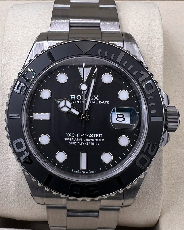 2026 Rolex Yacht-Master 42MM Black Dial Titanium Oyster Bracelet (226627)