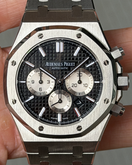 2020 Audemars Piguet Royal Oak Chronograph 41MM Black Dial Steel Bracelet (26331ST)